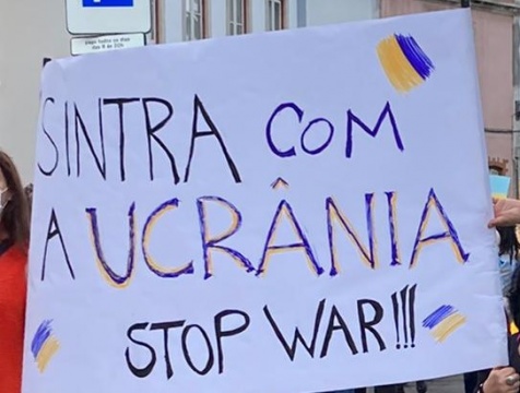 Protesto em Sintra, Foto de R. Madruga